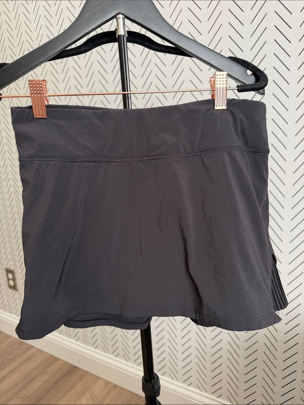 lululemon athletica Black Athletic Skort with Built-In Shorts